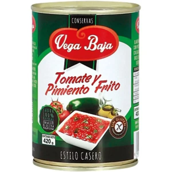 Tomate y Pimiento Frito Lata - 0.4 kg - Imagen del producto en Findit