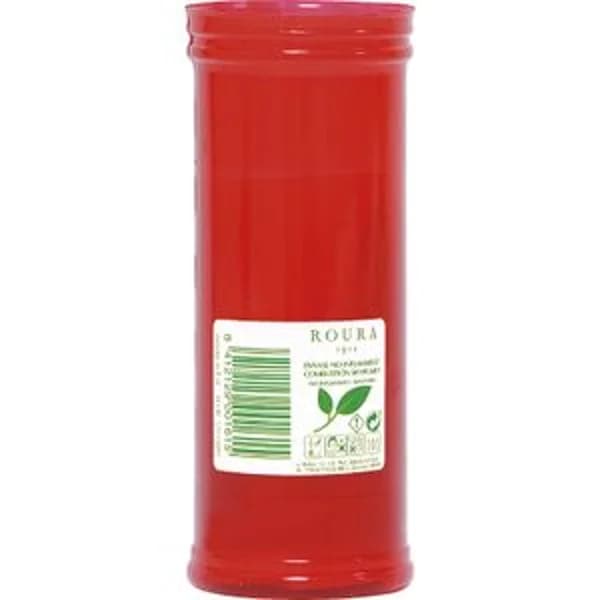 Velón Rojo Cilindro - 1 ud - Imagen del producto en Findit