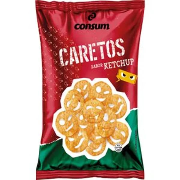 Caretos Sabor Kétchup Bolsa - 0.07 kg - Imagen del producto en Findit