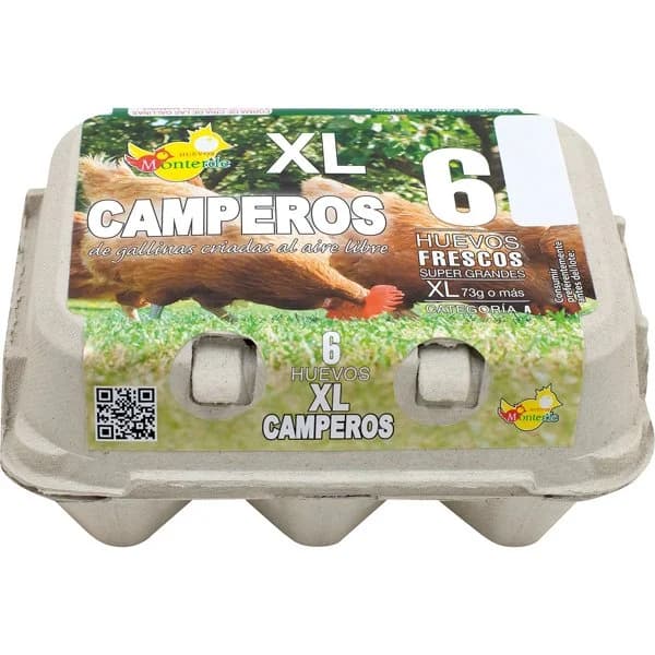 Huevo Campero XL 1/2 Docena - 0.5 ud - Imagen del producto en Findit