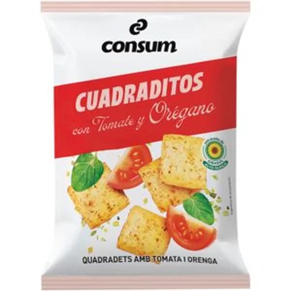 Cuadraditos Tomate y Orégano - 0.11 kg - Imagen del producto en Findit