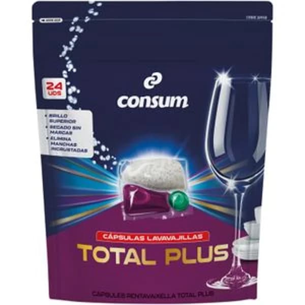 Cápsulas Lavavajillas Total Plus - 23.63 ud - Imagen del producto en Findit