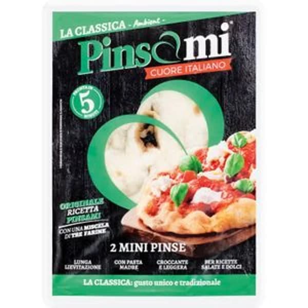 Mini Pinsa Clásica 2 Unidades - 0.22 kg - Imagen del producto en Findit