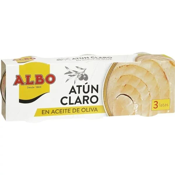 Atún Claro en Aceite de Oliva 3 x 65G - 0.2 kg - Imagen del producto en Findit