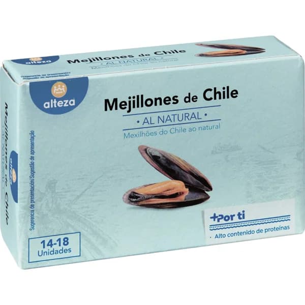 Mejillones Natural Pequeños 14/18 Pzas. - 0.07 kg - Imagen del producto en Findit