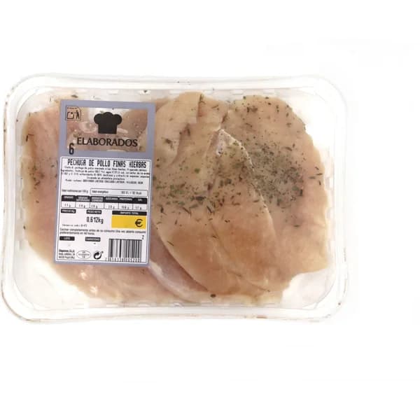 Pechuga  Pollo Finas Hierbas - 0.45 kg - Imagen del producto en Findit