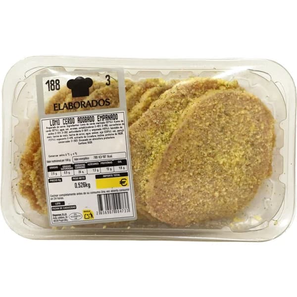 Lomo de Cerdo Empanado Adobado - 0.4 kg - Imagen del producto en Findit
