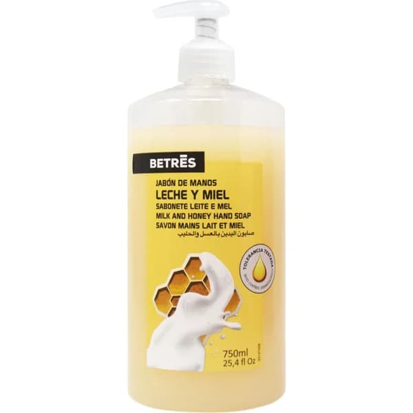 Jabon Manos Leche y Miel - 0.75 l - Imagen del producto en Findit