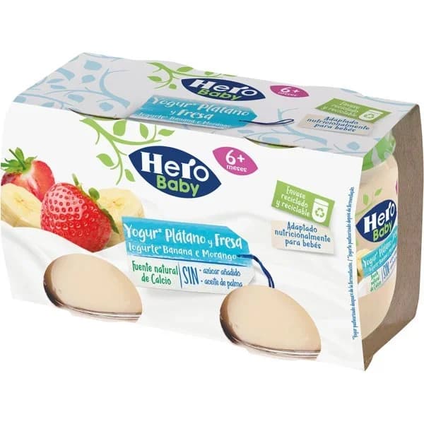Postre Lácteo Plátano y Fresa - 0.24 kg - Imagen del producto en Findit