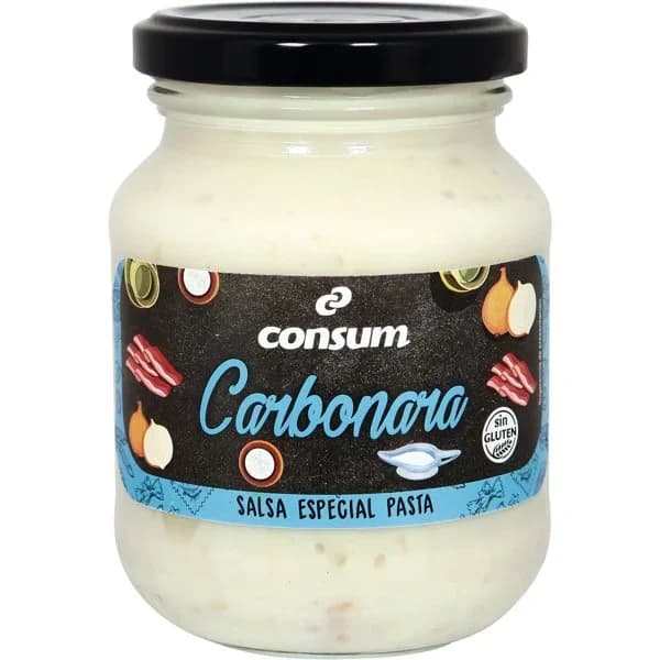 Salsa Carbonara Frasco - 0.3 kg - Imagen del producto en Findit