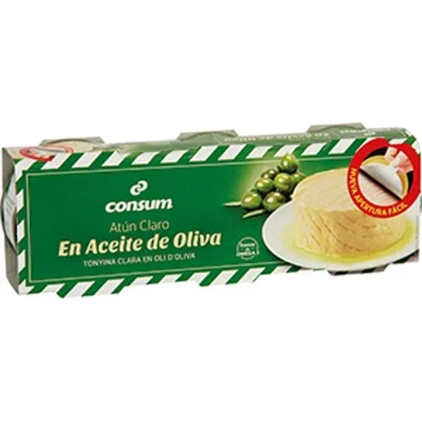 Atún Claro Aceite Oliva Pack de 3 - 0.16 kg - Imagen del producto en Findit