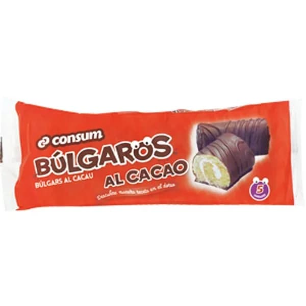 Búlgaros de Chocolate 5 Unidades - 0.17 kg - Imagen del producto en Findit