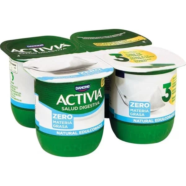 Yogur Activia Bífidus Desnatado Natural Edulcorado - 0.48 kg - Imagen del producto en Findit