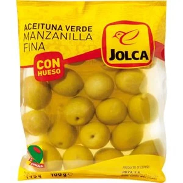 Aceitunas Manzanilla con Hueso Bolsa - 0.1 kg - Imagen del producto en Findit