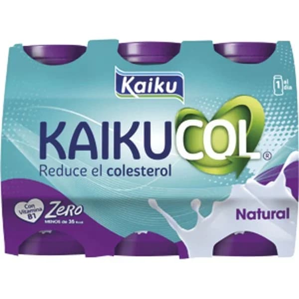Reductor de colesterol natural KAIKUCOL Zero, pack 6x65 ml - 1 ud - Imagen del producto en Findit