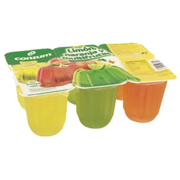 Postre Gelificado Sabor Multifrutas Pack 6 - 0.6 kg - Imagen del producto en Findit