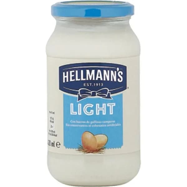Mayonesa Light Hellmann's tarro 430 ml. - 0.43 l - Imagen del producto en Findit