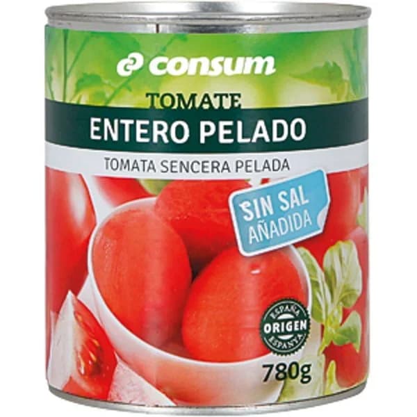 Tomate Entero Lata - 0.48 kg - Imagen del producto en Findit