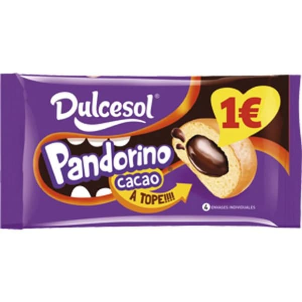 Pandorinos de cacao DULCESOL, paquete 135 g - 0.14 kg - Imagen del producto en Findit