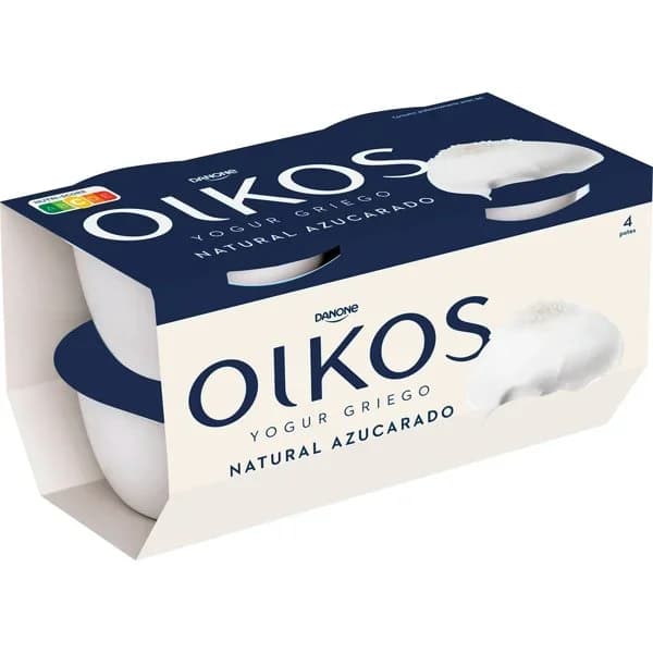 Yogur griego natural azucarado OIKOS, pack 4x110 g - 0.44 kg - Imagen del producto en Findit