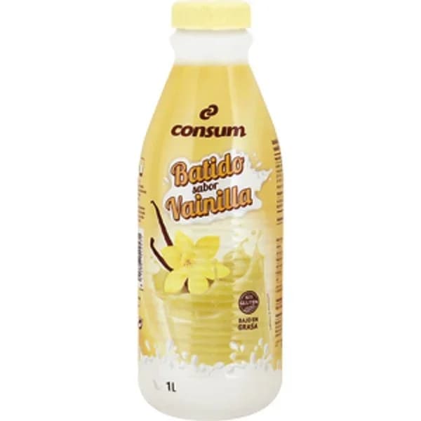Batido Sabor Vainilla Botella - 1 l - Imagen del producto en Findit