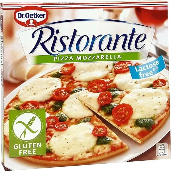Pizza Mozzarela sin Gluten Ristorante Cong 345G - 0.37 kg - Imagen del producto en Findit