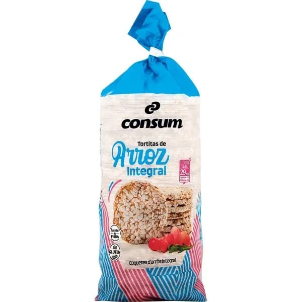 Tortitas de Arroz Integral Paquete - 0.13 kg - Imagen del producto en Findit
