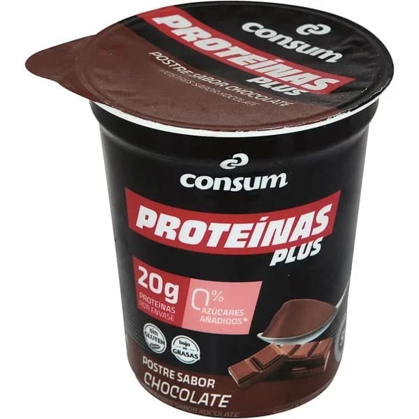 Postre Proteico 0% Sabor Chocolate - 0.2 kg - Imagen del producto en Findit