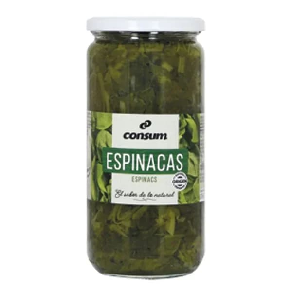 Espinacas Frasco - 0.43 kg - Imagen del producto en Findit