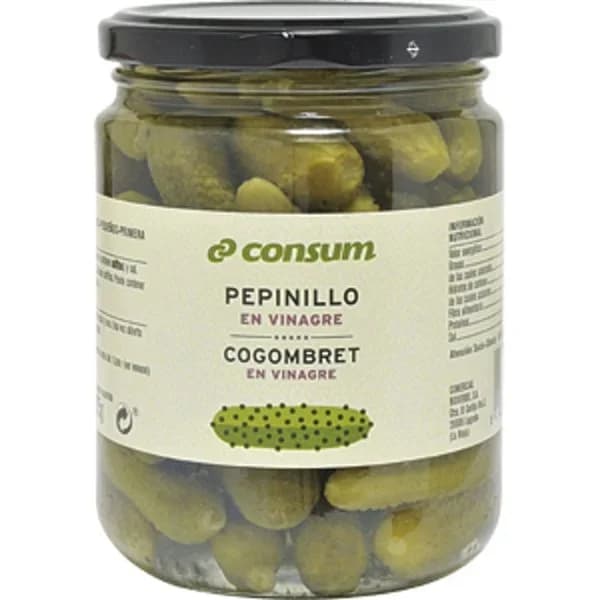 Pepinillos Finos Vinagre Frasco - 0.23 kg - Imagen del producto en Findit