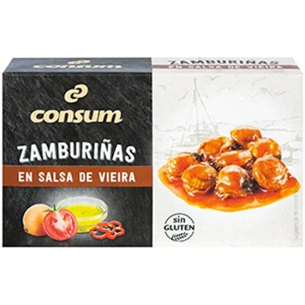 Zamburiñas Salsa Vieira Lata - 0.07 kg - Imagen del producto en Findit