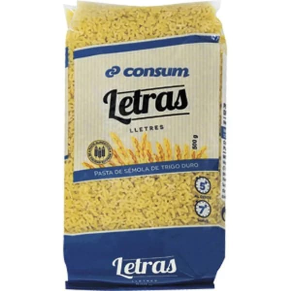 Letras Paquete - 0.5 kg - Imagen del producto en Findit