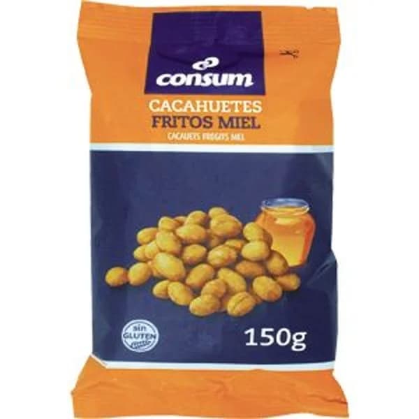 Cacahuetes con Miel Paquete - 0.15 kg - Imagen del producto en Findit