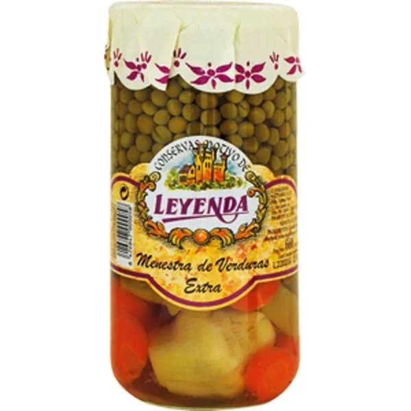 Menestra de verduras LEYENDA, frasco 400 g - 0.4 kg - Imagen del producto en Findit
