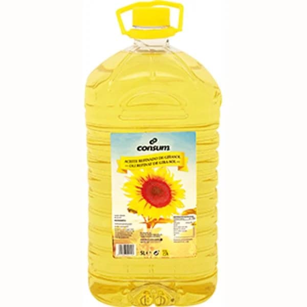 Aceite de Girasol Botella - 5 ud - Imagen del producto en Findit