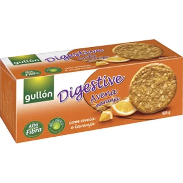 Galletas Digestive Avena Naranja Cubiertos Chocola - 0.43 kg - Imagen del producto en Findit