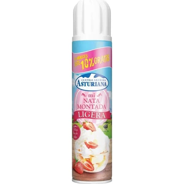 Nata ligera ASTURIANA, spray 250 ml - 0.25 kg - Imagen del producto en Findit