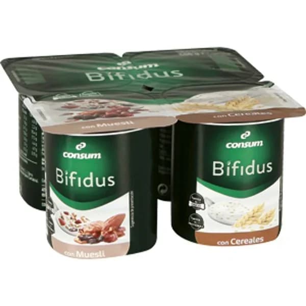 Yogur Bífidus con Cereales y Muesli - 0.5 kg - Imagen del producto en Findit