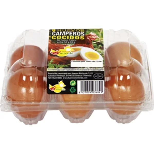 Huevo Campero Cocido 1/2 Docena - 0.5 ud - Imagen del producto en Findit