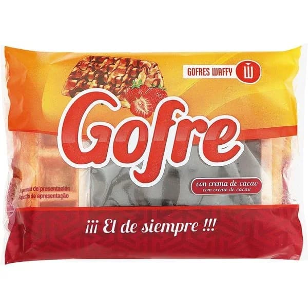 Gofre con Chocolate 120 Más 20 g - 0.14 kg - Imagen del producto en Findit