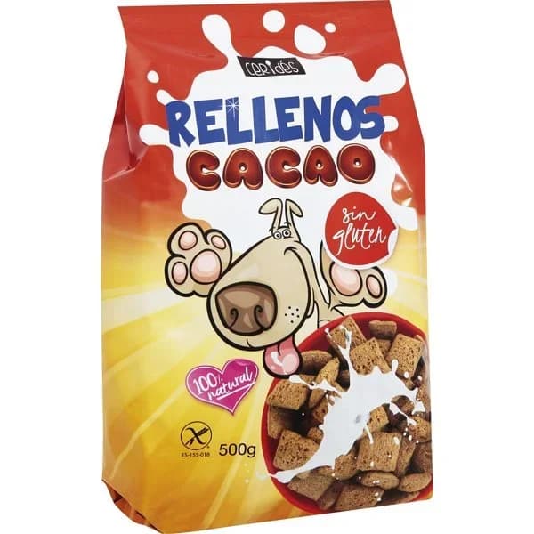 Cereales Rellenos Choco sin Gluten - 0.5 kg - Imagen del producto en Findit