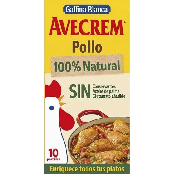 Avecrem Pollo 100% Natural Estuche - 0.09 kg - Imagen del producto en Findit