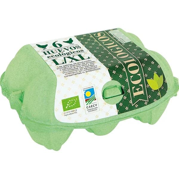 Huevo Ecológico L-XL 1/2 Docena - 0.5 ud - Imagen del producto en Findit