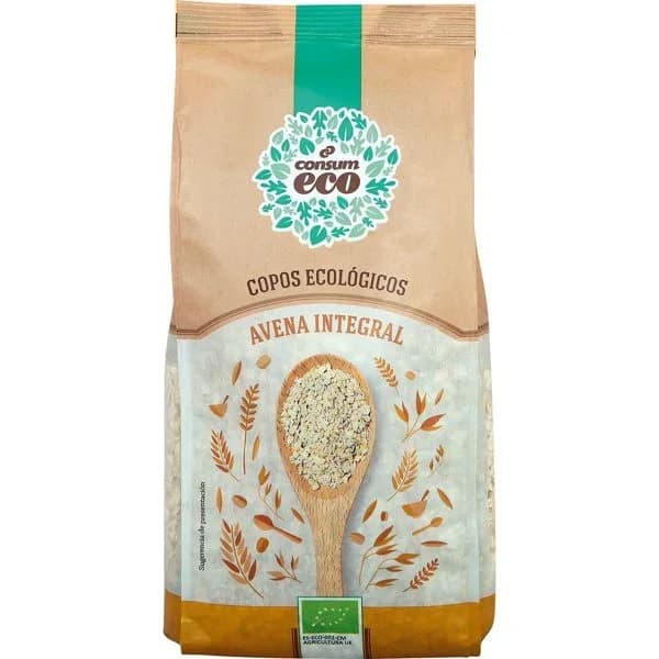 Copos Avena Integral Ecológicos - 0.5 kg - Imagen del producto en Findit