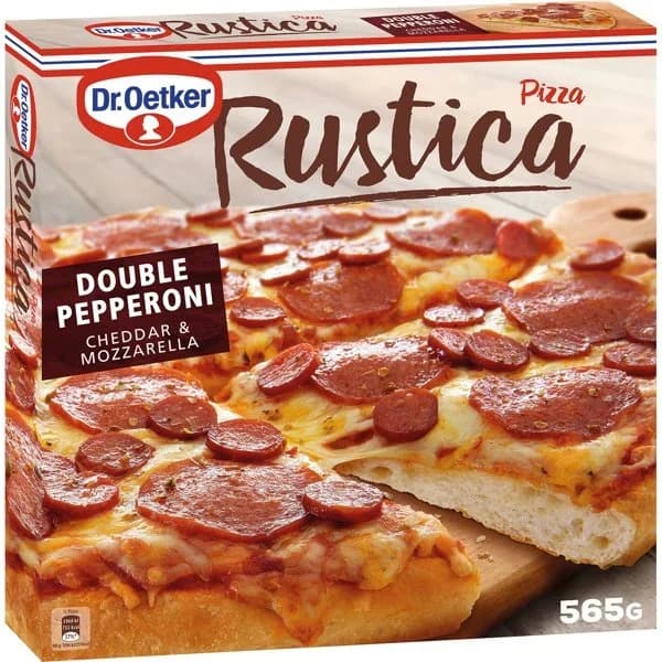 Pizza Rústica Pepperoni Cheddar y Mozzarella - 0.57 kg - Imagen del producto en Findit