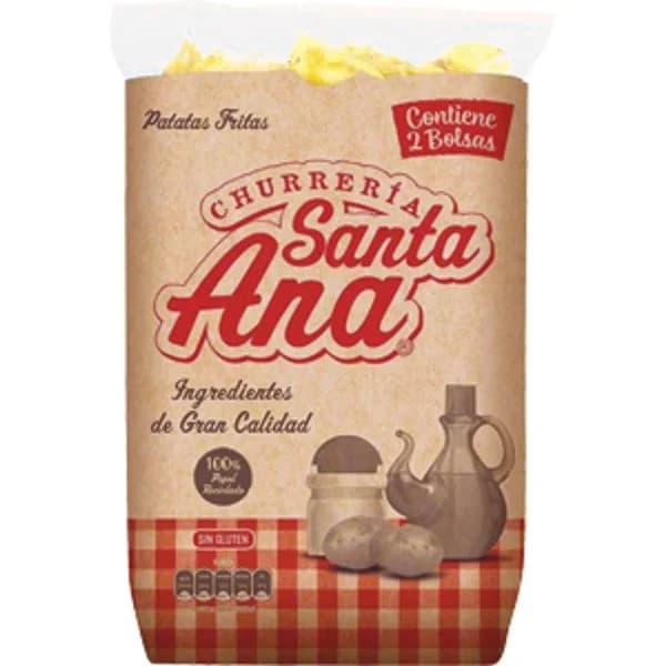 Patatas Fritas Lisas Artesanas Bolsa Papel - 0.27 kg - Imagen del producto en Findit