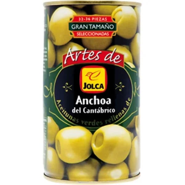 Aceitunas Rellenas Anchoa Cantábrico Lata - 0.15 kg - Imagen del producto en Findit