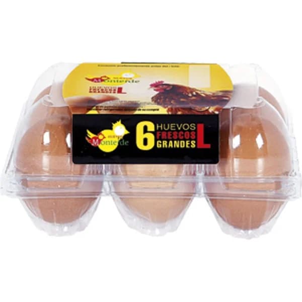 Huevos L Grandes 1/2 Docena - 0.5 ud - Imagen del producto en Findit
