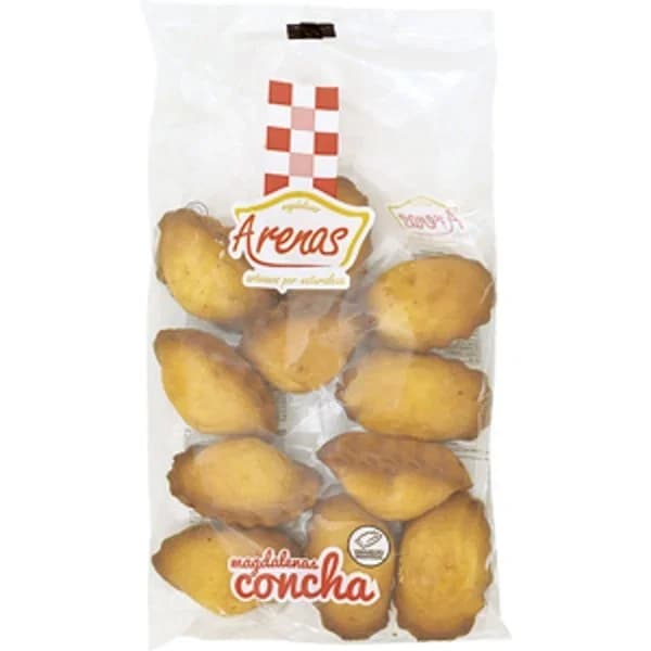 Magdalenas concha Arenas bolsa 300 g - 0.3 kg - Imagen del producto en Findit