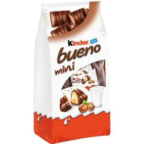 Barrita de chocolate mini T20 KINDER Bueno, bolsa 108 g - 0.11 kg - Imagen del producto en Findit